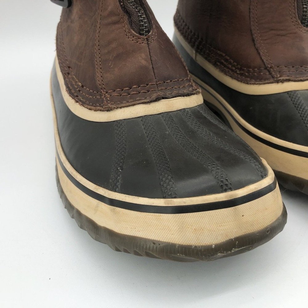 Sorel Boots Womens 10 EU 42 Helen Of Tundra Shearling Fleece & Brown Leather - Picture 8 of 12